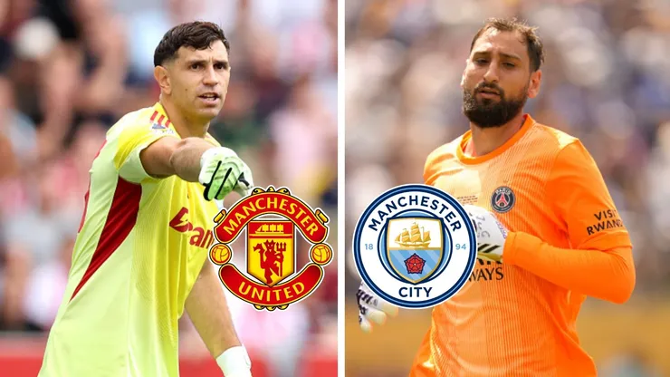 Emiliano Martínez y Gianluigi Donnarumma.