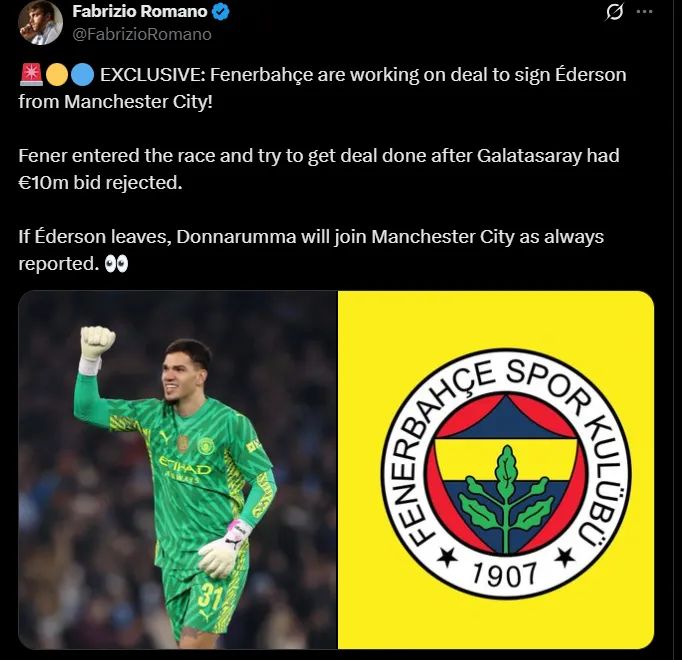 Fuente: @FabrizioRomano