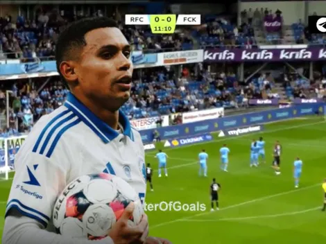 Llega dulce a la Bicolor: el golazo de tiro libre de Marcos López para FC Copenhague