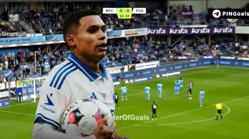 Gol de Marcos López con FC Copenhague.