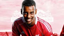 Alexander Isak firma con el Liverpool.