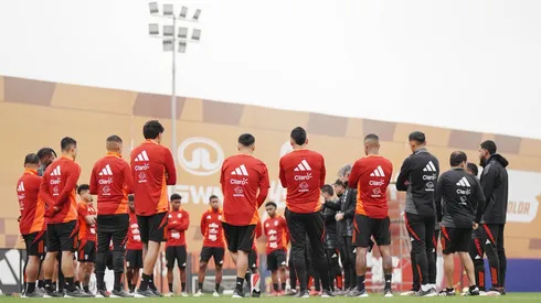 Entrenamiento de la Selección Peruana.