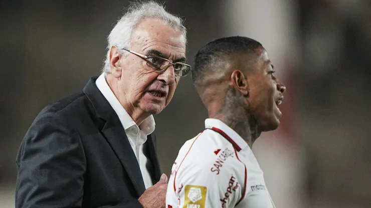 Jorge Fossati y Andy Polo.