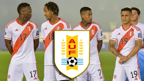 Selección Peruana y su once titular contra Uruguay por Eliminatorias.
