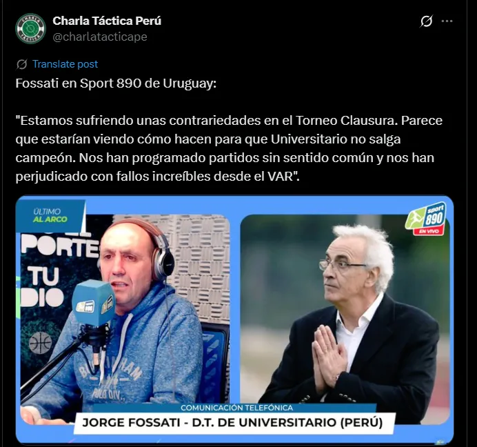 Fuente: @charlatacticape