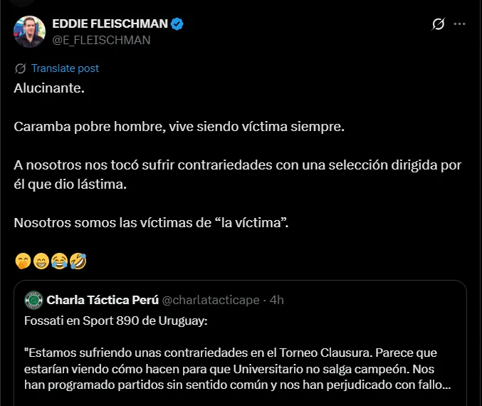 Fuente: @E_FLEISCHMAN