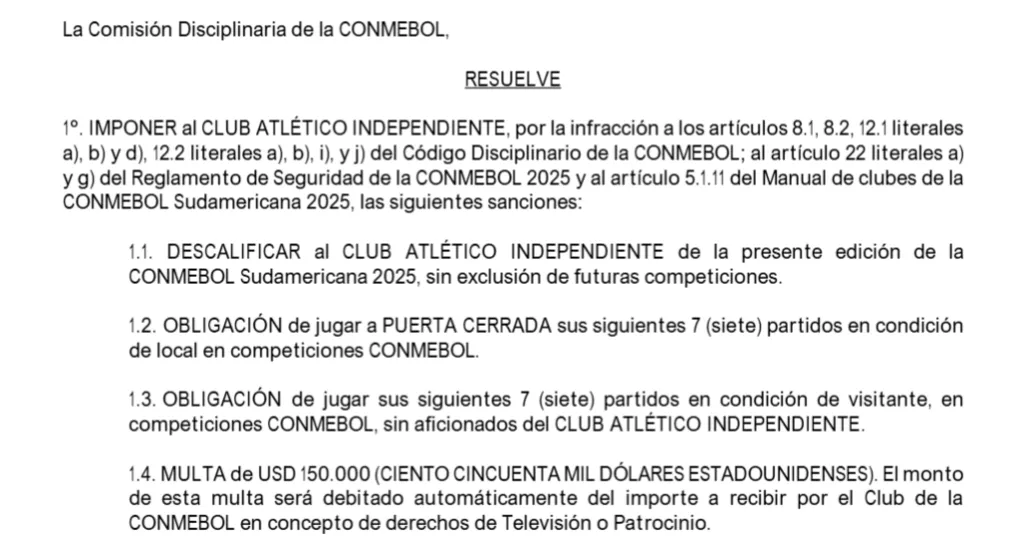 Fuente: Conmebol