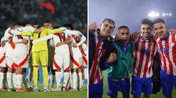 Selección Peruana y Paraguay.