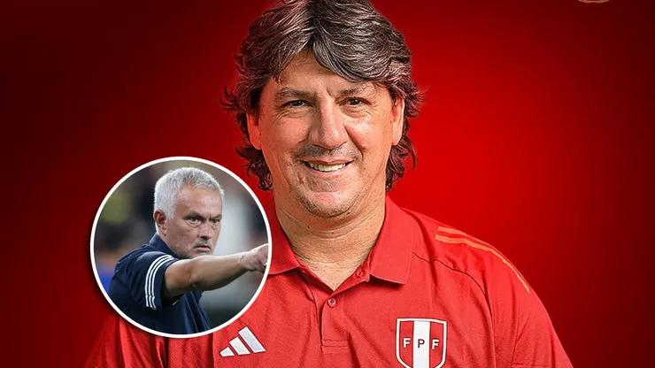 Jean Ferrari y José Mourinho.