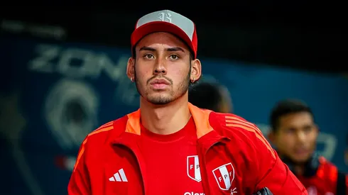 Erick Noriega con la Selección Peruana.