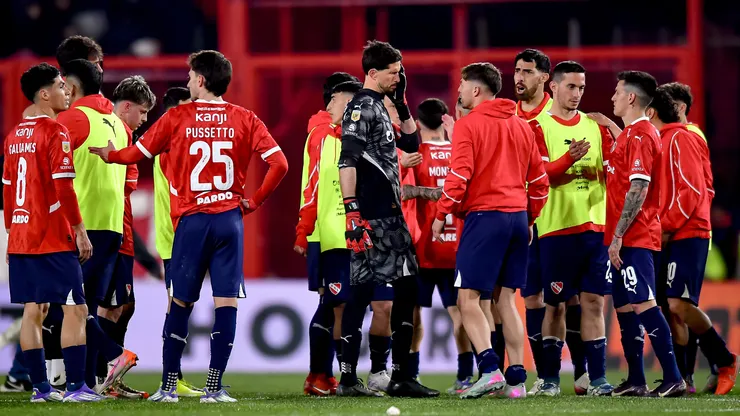 Jugadores de Independiente.