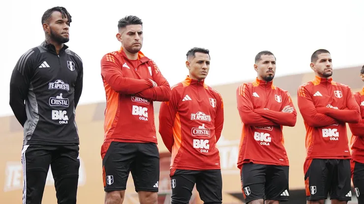 Jugadores de la Selección Peruana.