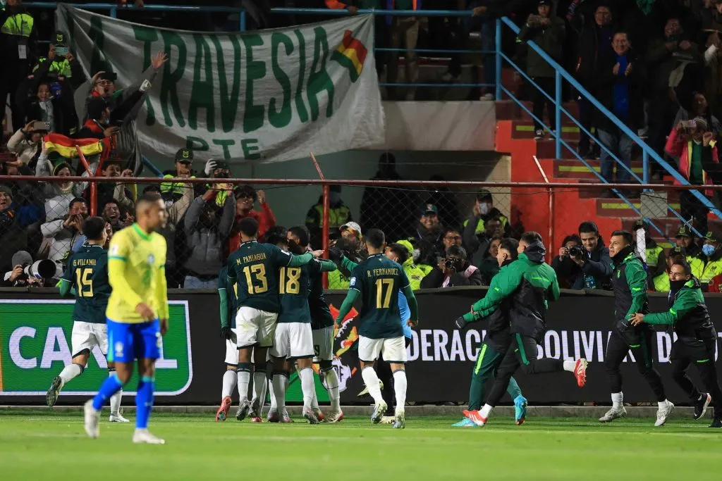 Bolivia le ganó por 1-0 a Brasil en El Alto.  (Photo by Buda Mendes/Getty Images)