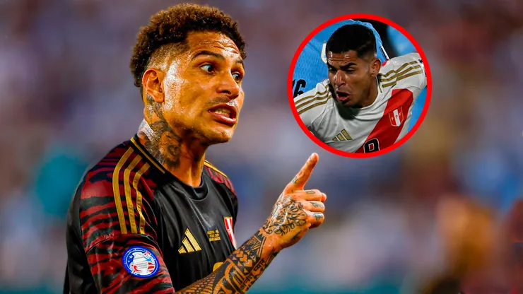 Paolo Guerrero y Luis Ramos en la Selección Peruana.