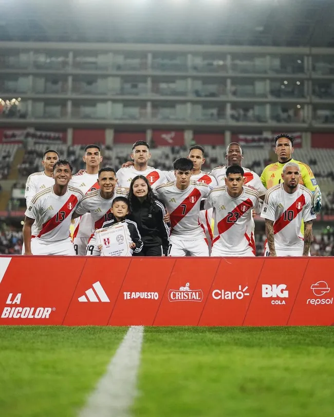 Selección Peruana en su último partido por Eliminatorias. (Foto: X).
