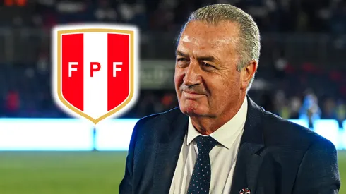 Gustavo Alfaro y la Selección Peruana.