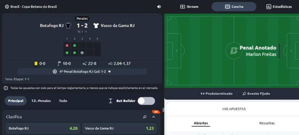 Tomada desde Betano el 11/09/2025