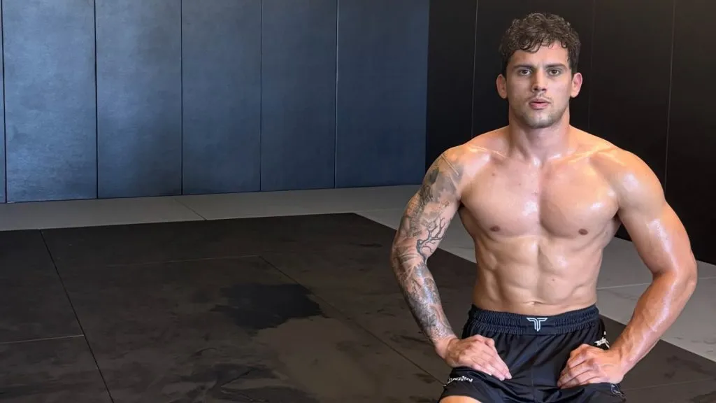 Claudio Puelles, en buena forma para su pelea ante Silva (Instagram @claudio_puelles).