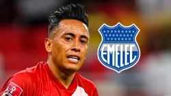 Christian Cueva y Emelec.