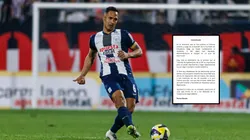 Renzo Garcés con camiseta de Alianza Lima.