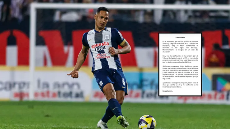 Renzo Garcés con camiseta de Alianza Lima.