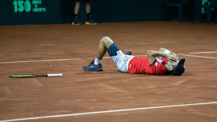 Gonzalo Bueno y su emoción por vencer a Nuno Borges.