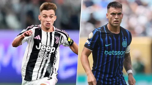 Francisco Conceiçao y Lautaro Martínez, figuras de Juventus e Inter.