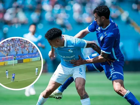 ¡Para qué te traje! Dos tiros al palo con el arco libre de Lupú en el Cristal vs. Sullana