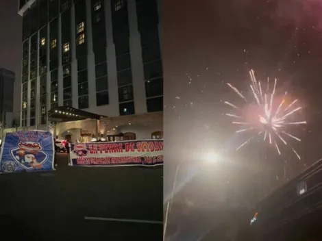 Hinchas de Alianza Lima calientan la previa del duelo ante U. de Chile con polémica banderola