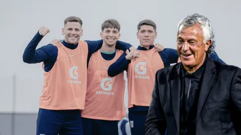 Jugadores de Alianza Lima y Néstor Gorosito.