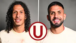 Williams Riveros y Matías Di Benedetto en Universitario.