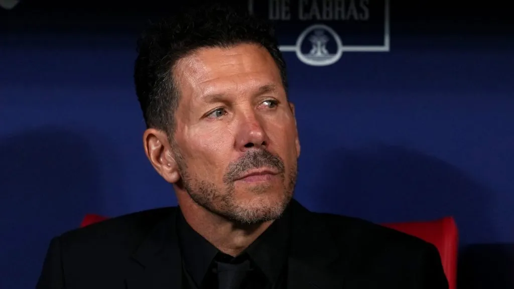 Diego Pablo Simeone, DT de Atlético de Madrid (Getty Images).