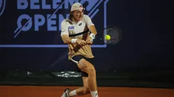 Ignacio Buse, en su partido ante Vilius Gaubas.