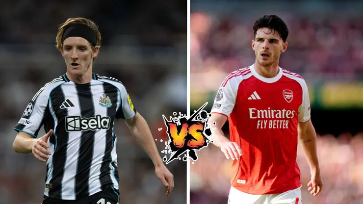 Newcastle vs. Arsenal por la Premier League.