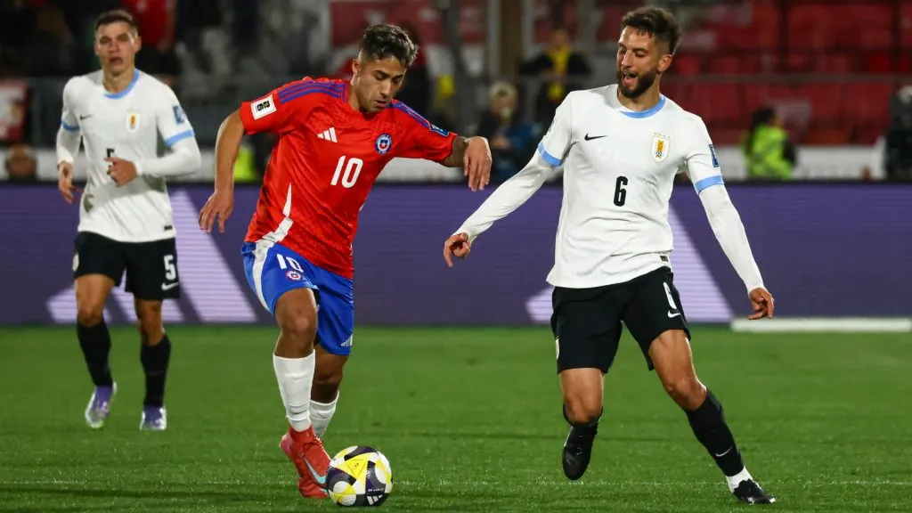 Lucas Assadi, figura de U. de Chile y en la Selección Chilena (Getty Images).