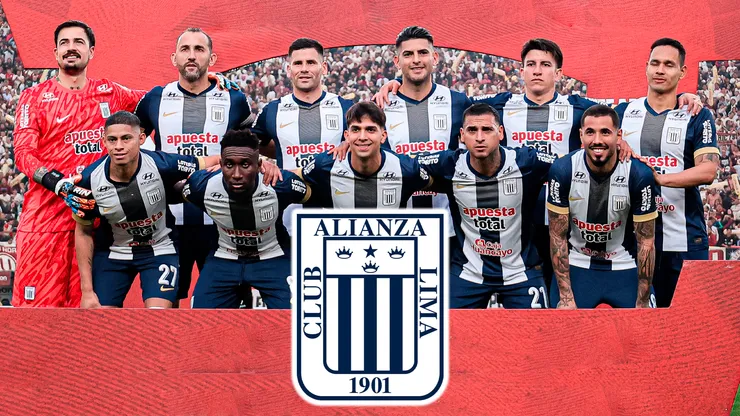 El plantel de Alianza Lima.