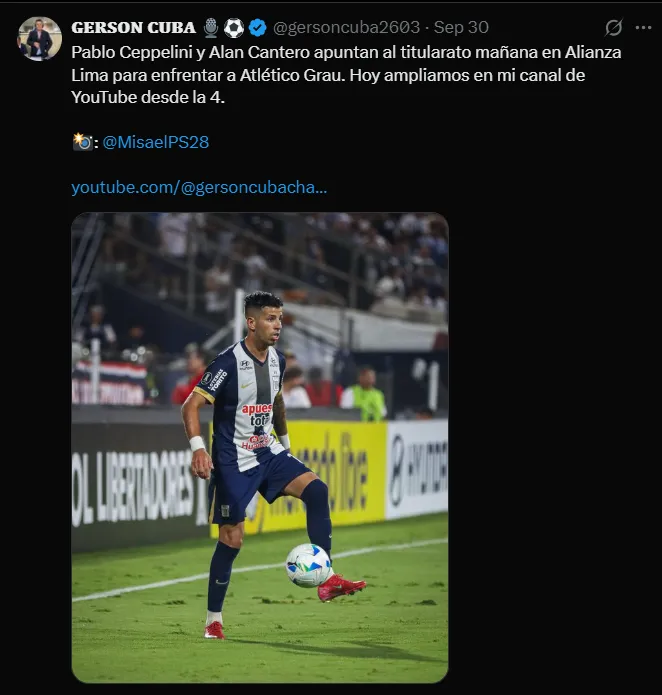 Fuente: @gersoncuba2603