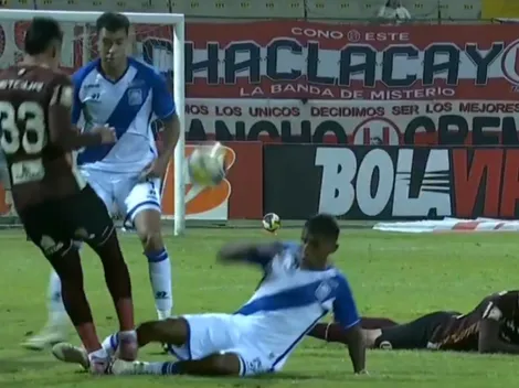 ¿Debió ser expulsión en Alianza Atlético vs. Universitario? VAR ignoró brutal pisotón de César Inga