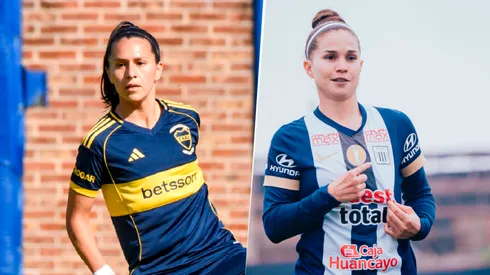 Eliana Stábile y Adriana Lúcar, figuras de Boca y Alianza Lima Femenino.