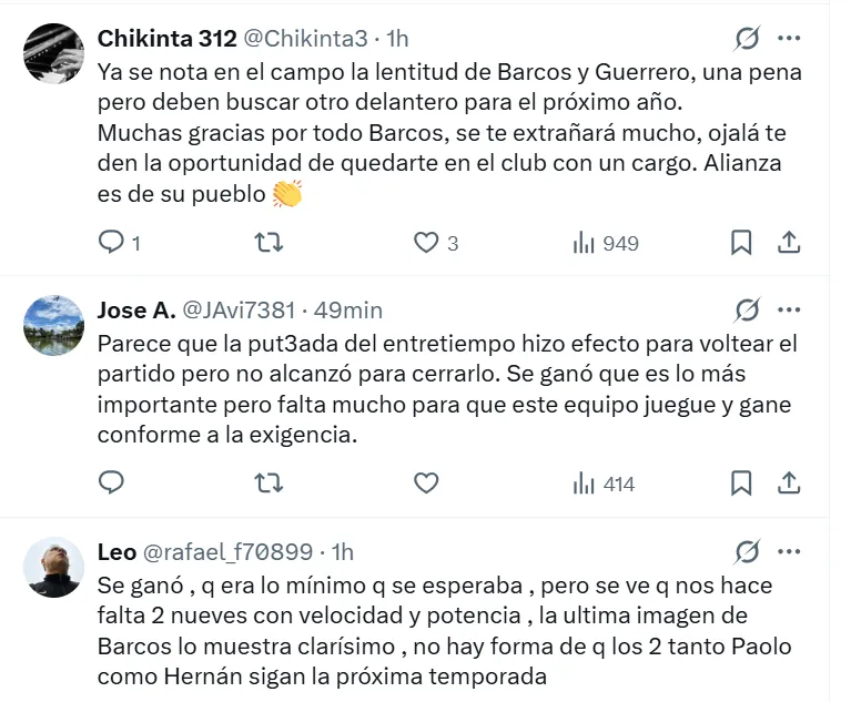 Hinchas de Alianza pidieron dos salidas. (Foto: Producción Bolavip)