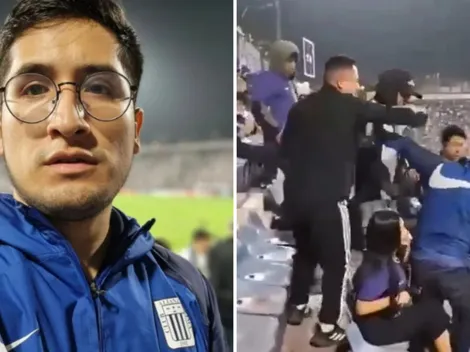 Agreden a conocido streamer en Matute durante partido entre Alianza Lima y Atlético Grau