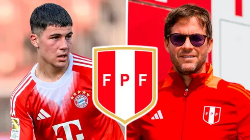 Felipe Chávez y Manuel Barreto en la Selección Peruana.