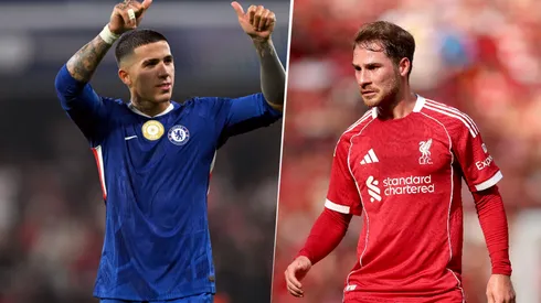 Enzo Fernández y Alexis Mac Allister, figuras de Chelsea y Liverpool, respectivamente.