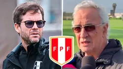 Manuel Barreto y Jorge Fossati en la Selección Peruana.