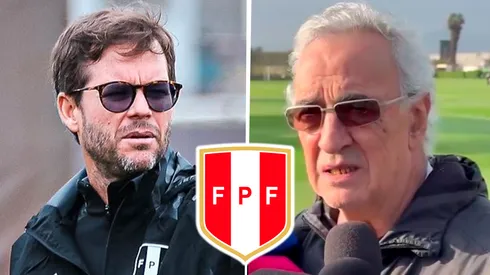 Manuel Barreto y Jorge Fossati en la Selección Peruana.