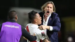 Ricardo Gareca y Christian Cueva.