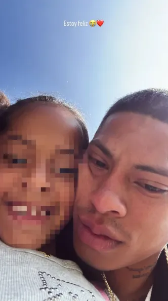 Kevin Quevedo se mostró junto a su hija (Instagram).