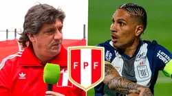Jean Ferrari y Paolo Guerrero.