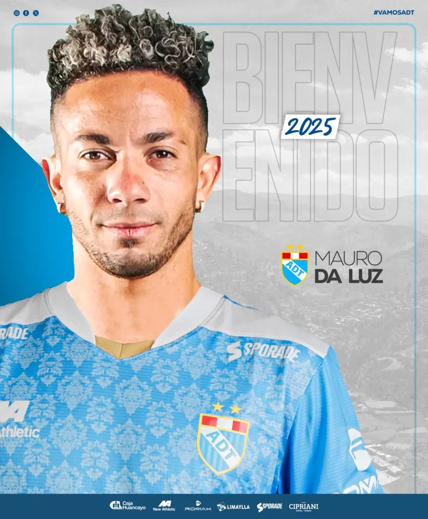 Mauro Da Luz tiene contrato todo el 2025 con ADT. (Foto: X).