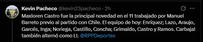 Fuente: @Kevin23pacheco